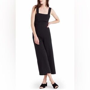 NWOT Madewell Apron Bow-Back Jumpsuit